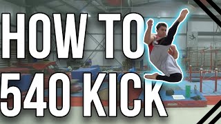 Learn to 540 Kick  Beginner Martial Arts and Tricking Tutorial [upl. by Anaillil]