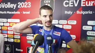 Europei maschili il capitano Simone Giannelli al termine della finale tra Italia e Polonia [upl. by Enylorac]