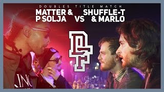 MATTER amp P SOLJA VS SHUFFLET amp MARLO  Dont Flop Rap Battle TITLE MATCH [upl. by Eanad]