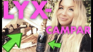 vlogg LYXIGASTE CAMPINGEN ⛺ glamping [upl. by Dynah]