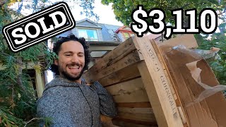 Turning 7 Free Pallets into 3110  Ultimate Pallet Woodworking Compilation [upl. by Atsugua312]