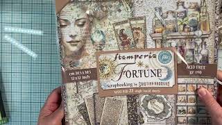 Stamperia Fortune paper collection [upl. by Natanhoj52]