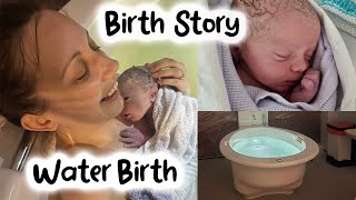 Birth Story  Hypnobirthing  Water Birth [upl. by Sharla]