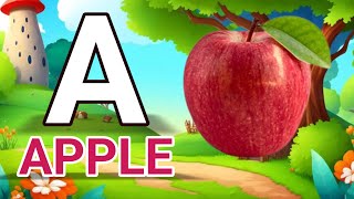 A For Apple B For Bal C For Cat  Abcd Cartoon  Abcd Song  Abcd Rhymes One Two ThreePhonics Song [upl. by Torrin]