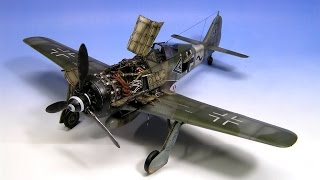 Fw190 FockeWulf A8R2 Eduard 148  German WW2 Aircraft Model [upl. by Eziechiele]