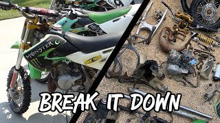 Completely Breaking Down a KX65 for a Deep Clean [upl. by Patin]