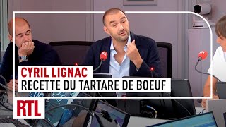 Cyril Lignac  sa recette du Tartare de bœuf [upl. by Lisan]