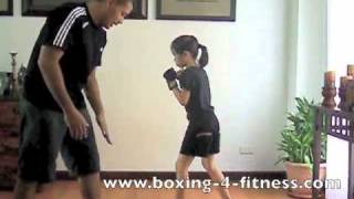 Kids Boxing  Basic boxing stance and footwork [upl. by Znieh]