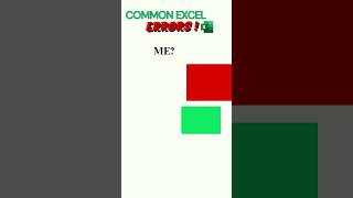 Excel Errors In Details excel exceltutorial exceltipsandtricks error shorts [upl. by Ahsinoj]