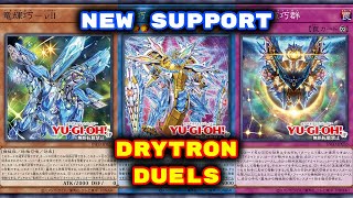 915  Yugioh  Drytron Duels New Support 2024 Deck Download in Description [upl. by Aynik181]