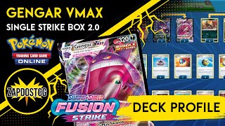 Gengar VMAX Deck Profile Fusion Strike Decklist  New Single Strike Box Pokemon TCG [upl. by Brooks537]