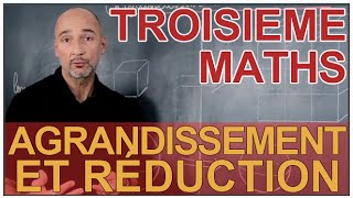 Agrandissement amp réduction  Maths 3e  Les Bons Profs [upl. by Nnylirej]