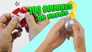 100 COUCHES de vernis à ongles pour des boules craquantes ASMR [upl. by Haddad]