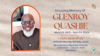 Glenroy Quashie  The Celebration of his life [upl. by Hallock430]