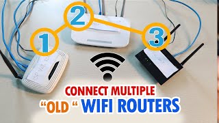 How to connect multiple WiFi routers and Expand WiFi signal Step by step [upl. by Cherilyn803]