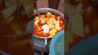 Making Yam pottage with shea butter shorts [upl. by Leith]