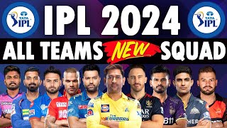 IPL 2024  All Team Final Squad  IPL Teams 2024 Players List  RCBCSKMIDCPBKSKKRGTSRHRRLSG [upl. by Strader643]