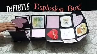 DIY Infinity Explosion box How to make Infinity Exploding box tutorial giftideas [upl. by Argela]