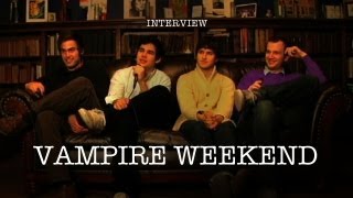 Vampire Weekend  Interview [upl. by Alletse]