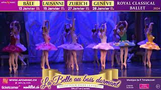 Le ballet La Belle au Bois Dormant en Suisse 1327 Janvier [upl. by Tnafni]