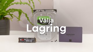 Välja SSDhårddisk till datorn  det här vill du veta [upl. by Delmar588]