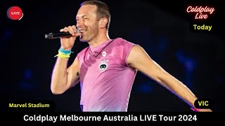 Coldplay Concert  Music of the Spheres World Tour  Marvel Stadium Melbourne Australia 02112024 [upl. by Mathilda826]