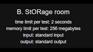 B StORage room  Codeforces Round 912 Div 2  CP in Bangla [upl. by Jannelle]