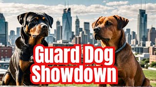 Rottweiler vs Rhodesian Ridgeback  Whos the Ultimate Guard Dog  Dog Breeds  Guard Dogs [upl. by Alyahc798]