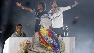 Celebración completa en Cibeles Real Madrid Campeón Liga 201617 [upl. by Zinck]