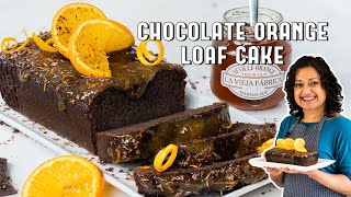 Chocolate Orange Loaf Cake with a Marmalade Glaze  Movers  Bakers [upl. by Noissap]