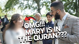 CATHOLIC WOMAN BEGINS TO UNDERSTAND ISLAM SPEAKERS CORNER WITH ALI DAWAH [upl. by Hanonew]