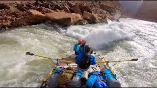 Grand Canyon Rafting in 4K 60fps  Major Rapids  Winter 2019 [upl. by Nosloc698]