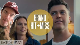 Scarlett Johansson and Colin Jost are in the running for best Super Bowl ad  Fast Company [upl. by Nesline485]