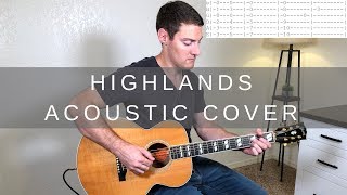 Highlands Song Of Ascent Acoustic CoverTutorial  Hillsong UNITED [upl. by Eeloj]