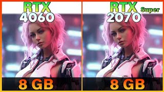 RTX 4060 vs RTX 2070 Super Tested in 12 Games [upl. by Nolava]