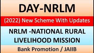 NEW SCHEME 2022 DAY  NRLM  NATIONAL RURAL LIVELIHOOD MISSION   Bank Promotion Study [upl. by Nored]