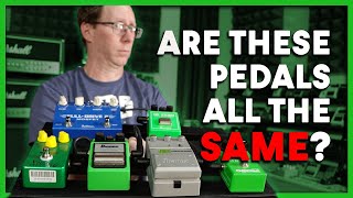 Are these pedals all the same The TubeScreamer Test [upl. by Triley25]