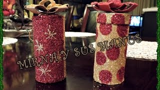 Como hacer adornos de Navidad RECICLADOS Recycled Ornaments [upl. by Ybbed]