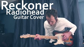 Reckoner Radiohead  Guitar arrangementTabs [upl. by Aidualk944]