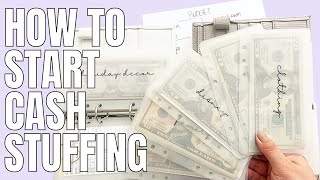 How To Start Cash Stuffing  Tips for Starting the Cash Envelope System  Cash Stuffing for Beginner [upl. by Raamal]