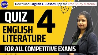 Shakespeare Quiz 04  TGT PGT English Exam  Practice Questions by Ruchi Mam  English E Classes [upl. by Darton147]