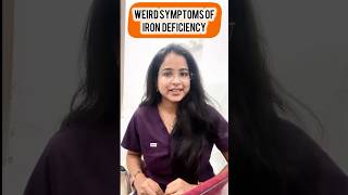 Some weird symptoms of IRON deficiency drmallika youtube trending telugudoctorsvideos [upl. by Shanna]