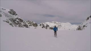 skirando Arolla  Cabane des Vignettes Val dHérens Valais Suisse 15042018 [upl. by Gredel]