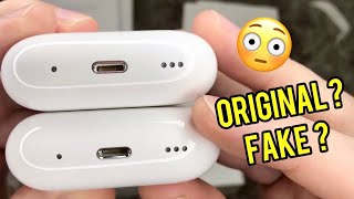 CUIDADO‼️ AIRPODS Pro 2 Fake Vs Original 😰 REVISIÓN TOTAL  2024 [upl. by Suertemed]