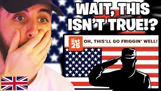 Brit Reacts to 25 Myths About America People Believe Are True [upl. by Ennaxxor501]