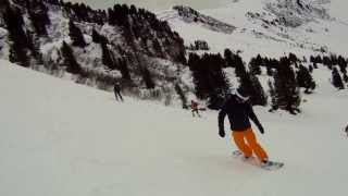 Harakiri black piste 18 Mayrhofen triple crash  GOPRO [upl. by Marmaduke]