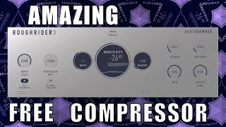 Audio Damage Rough Rider 3 Compressor  Best Free Audio Plugins  Test and Review [upl. by Egnalos211]