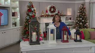 Luminara Heritage 20 Lantern with Flameless Candle amp Remote on QVC [upl. by Lebaron278]