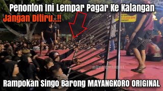 Penonton Mau lempar pagar ‼️ Jaranan Mayangkoro Original Live Jagoan Ponggok Blitar [upl. by Knowland]