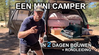 Een MINI camper bouwen in 2 dagen [upl. by Dovev]